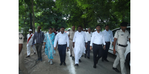 लंगट सिंह कॉलेज में स्वच्छता ही सेवा अभियान का आगाज, मंत्री और अधिकारियों ने किया माल्यार्पण